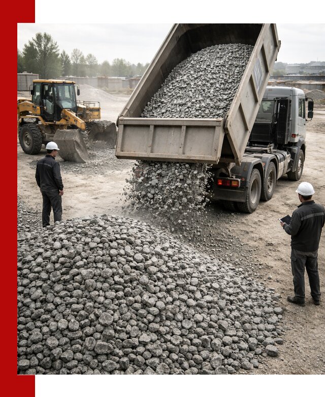 Доставка гранитного щебня фракции 20-40 в Уфе