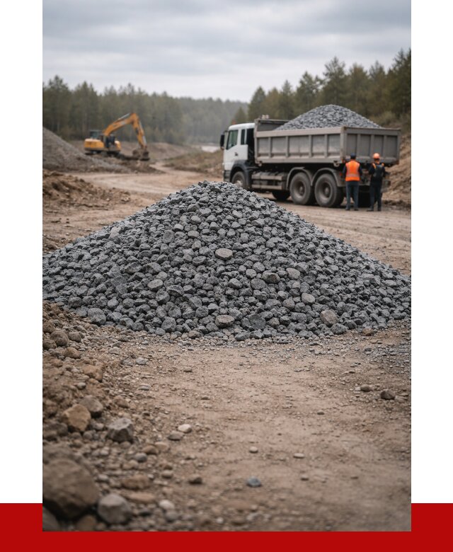 Щебень габбро диабаз фракция 40-70 в Уфе от 2261 р-ПРОНЕРУДУфа