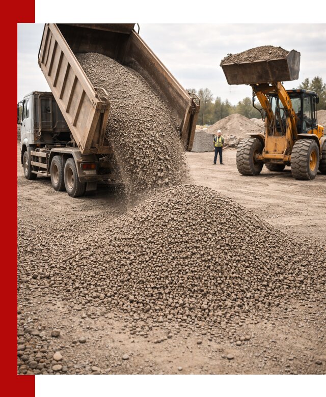 Гравийный щебень фракция 3–10 с доставкой в Уфе
