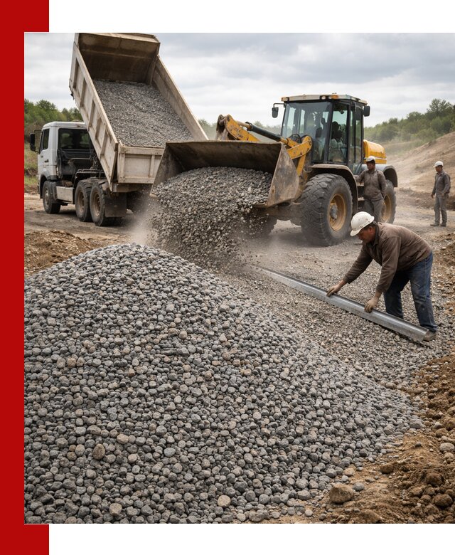 Гравийный щебень фракция 5-20 с доставкой в Уфе