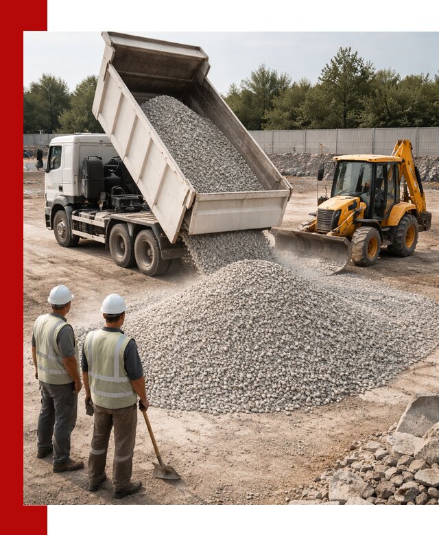 Купить известняковый щебень фракции 5–10 мм с доставкой в Уфе