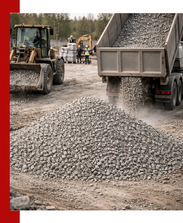 Вторичный щебень фракции 5-20 в Уфе — доставка и продажа крупнотоннажно