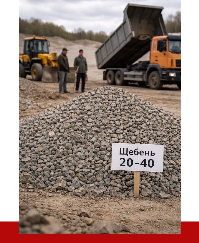 Бетонный щебень фракция 20-40 в Уфе от 2517 р. | ПРОНЕРУДУфа