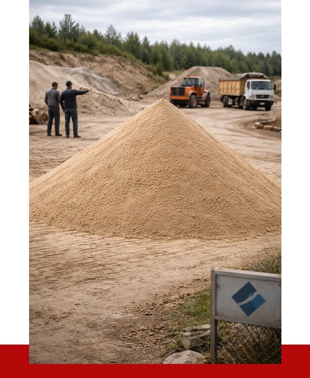 Карьерный песок навалом в Уфе от 1850 р. | ПРОНЕРУДУфа