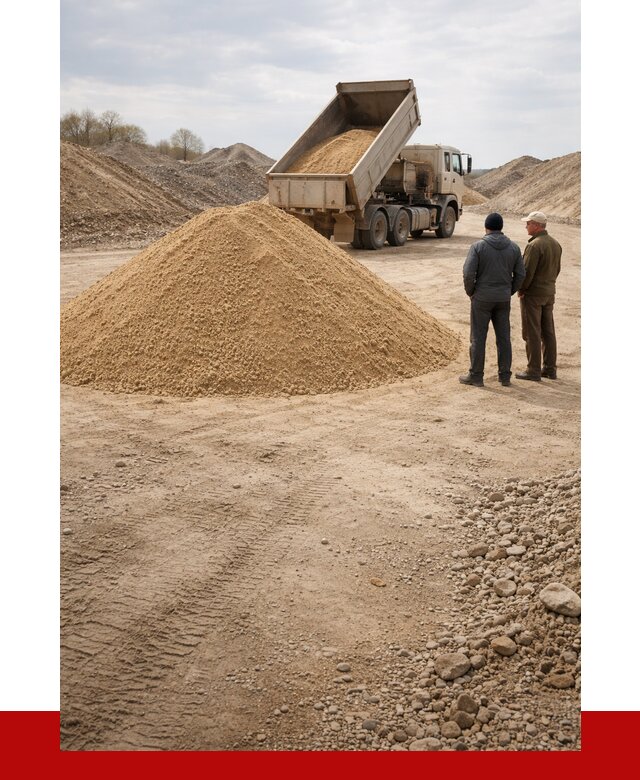 Карьерный песок крупнозернистый в Уфе от 8734 р | ПРОНЕРУДУфа