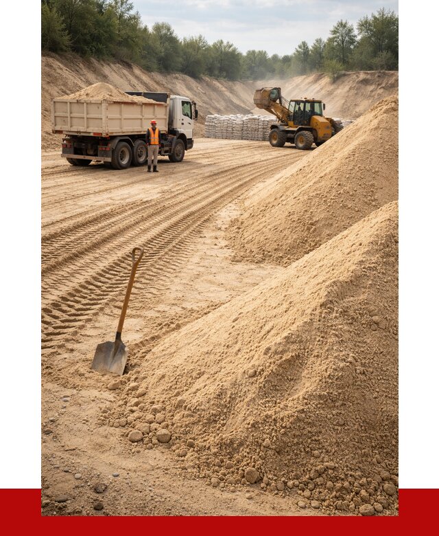 Карьерный песок мелкозернистый в Уфе от 9248 р. | ПРОНЕРУДУфа