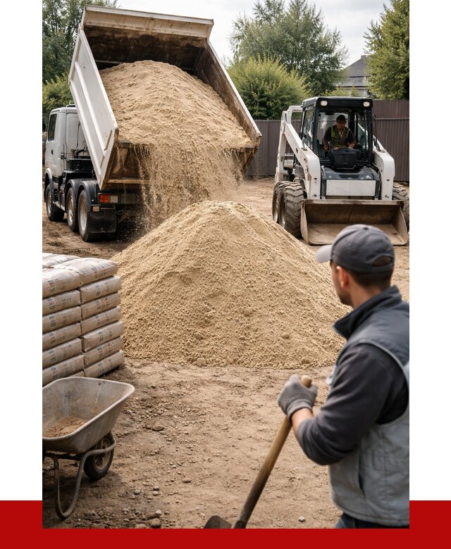 Мытый речной песок с доставкой в Уфе от 1490 р. | ПРОНЕРУДУфа