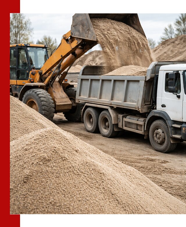Доставка сеяного песка в Уфе оптом и в розницу