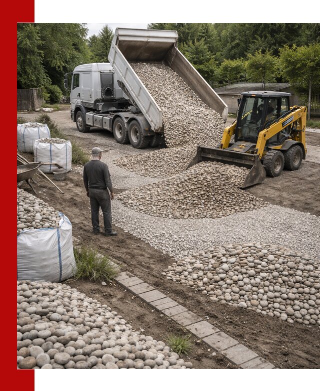 Доставка морской гальки оптом и в розницу в Уфе