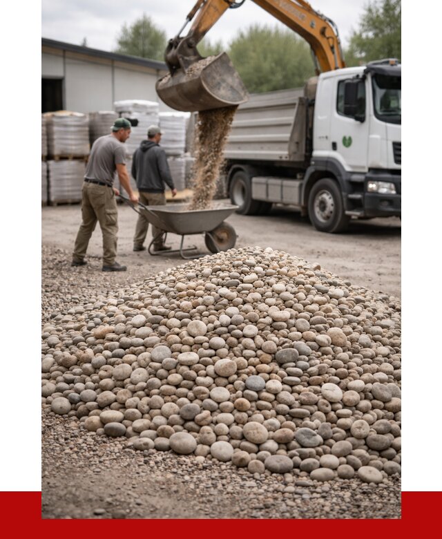 Галька декоративная в Уфе от 3288 р. за куб | ПРОНЕРУДУфа