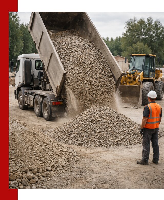 Доставка щпс в Уфе — щебеночно-песчаная смесь под заборы и дорожки