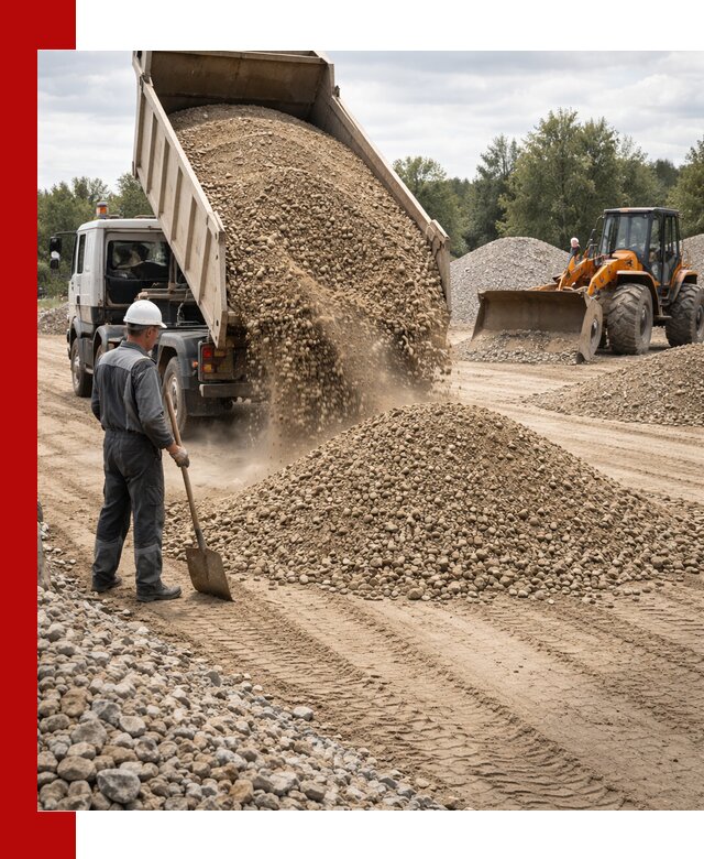 Доставка щпс С3 в Уфе самосвалами и бортовыми грузовиками