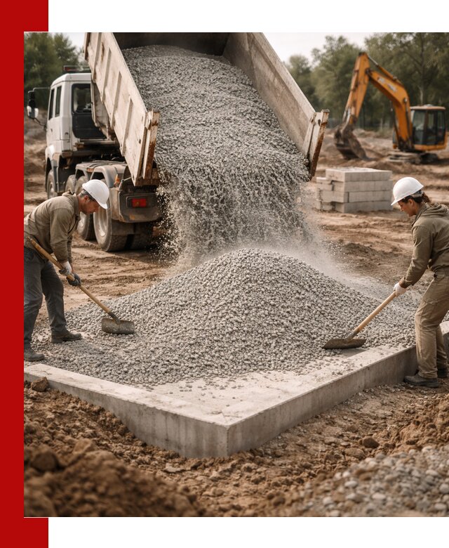 Доставка и продажа отсева для бетона в Уфе