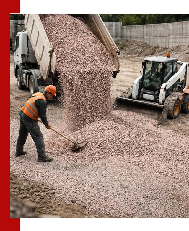 Крошка розовый гранит с доставкой в Уфе от производителя