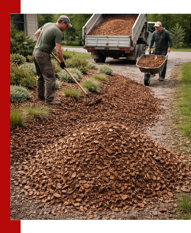 Крошка для мульчирования с доставкой в Уфе
