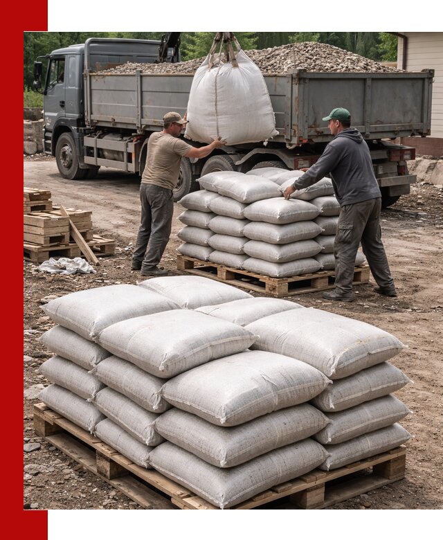 Керамзит в мешках с доставкой в Уфе от компании-поставщика