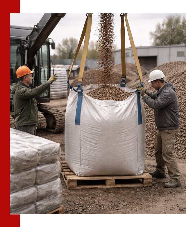 Керамзит в биг-бегах с доставкой в Уфе