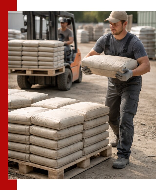 Доставка цемента в мешках оптом и в розницу в Уфе