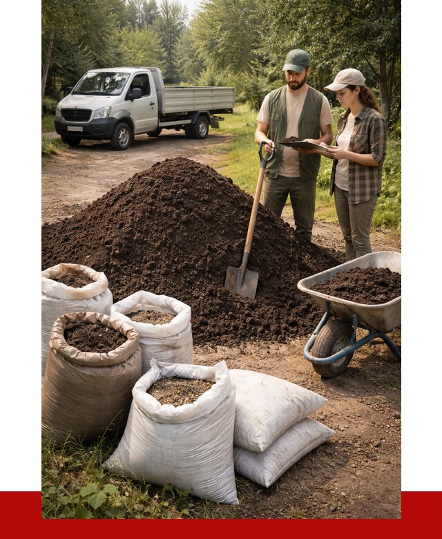 Купить грунт с доставкой в Уфе от 4624 р. за м3 | ПРОНЕРУДУфа