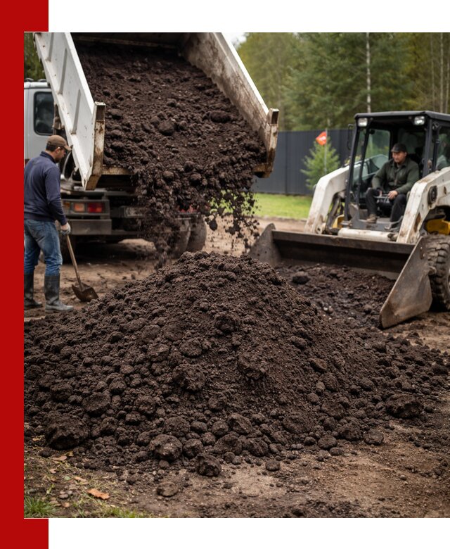 Плодородный грунт с доставкой в Уфе для садов и огородов