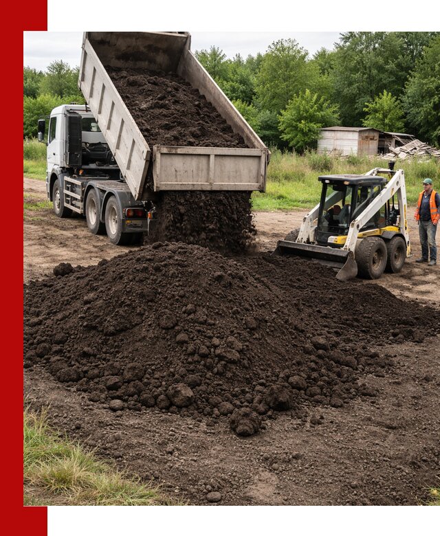 Поставка плодородной земли с доставкой самосвалом в Уфе