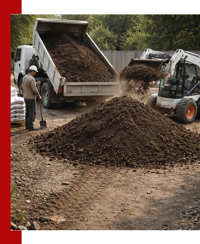 Доставка растительного грунта в Уфе от производителя оптом и в розницу