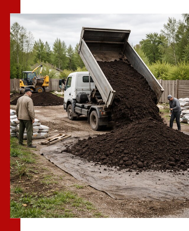 Доставка качественного почвогрунта в Уфе оптом и в розницу