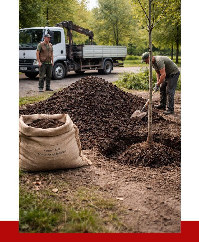 Грунт для посадки деревьев в Уфе от 1233 р. | ПРОНЕРУДУфа