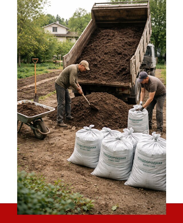 Плодородная смесь в Уфе от 4316 р./куб с доставкой | ПРОНЕРУДУфа