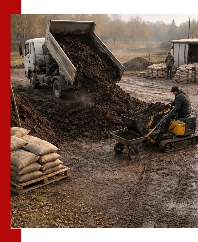 Кислый торф в доставке по выгодным ценам в Уфе