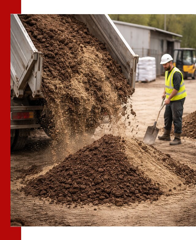 Доставка торфо-песчаной смеси в Уфе для строительства и озеленения