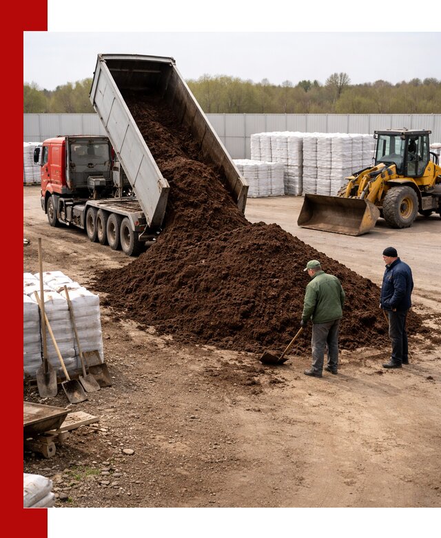 Доставка торфяных смесей оптом и в розницу в Уфе