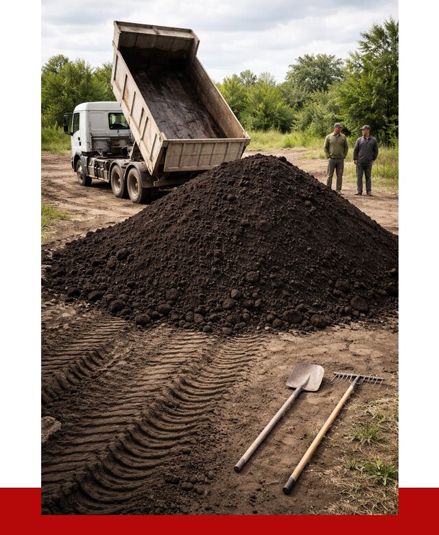 Купить чернозем навалом в Уфе от 1233 р. за куб | ПРОНЕРУДУфа