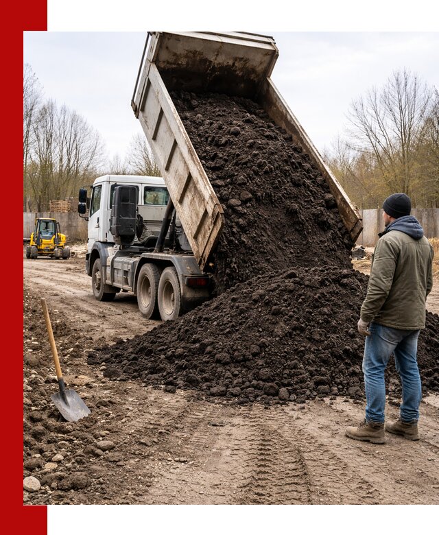 Доставка чернозема навалом в Уфе быстро и выгодно