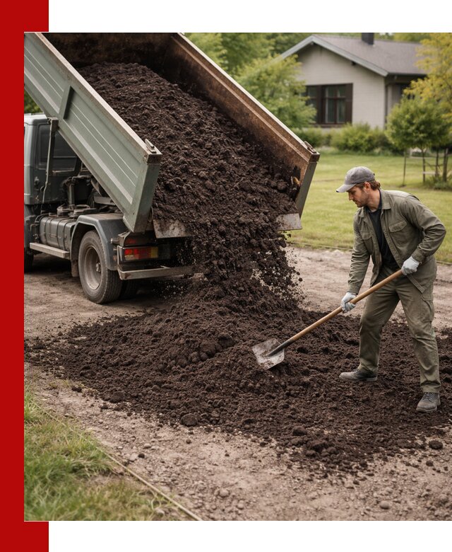 Чернозем для газона с доставкой в Уфе быстро и качественно