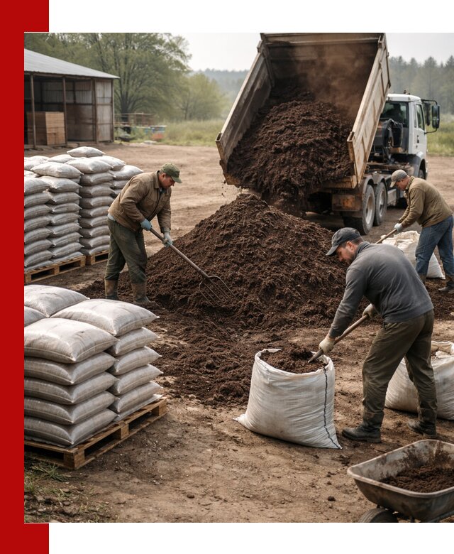 Доставка компоста оптом и в розницу в Уфе