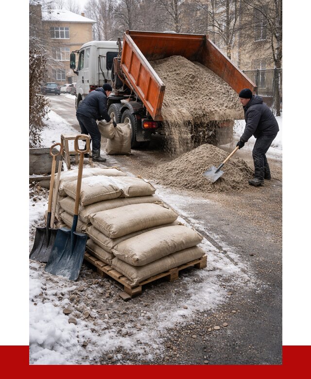 Противогололедные материалы оптом в Уфе от 4316 р. | ПРОНЕРУДУфа