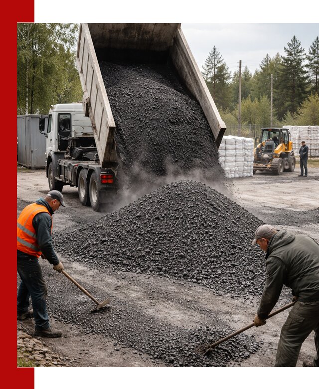 Доставка и продажа асфальтного гранулята в Уфе