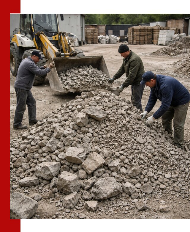 Демонтаж и вывоз бой бетона в Уфе