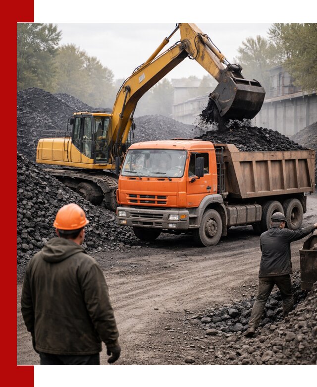 Доставка угля автотранспортом в Уфе быстро и выгодно