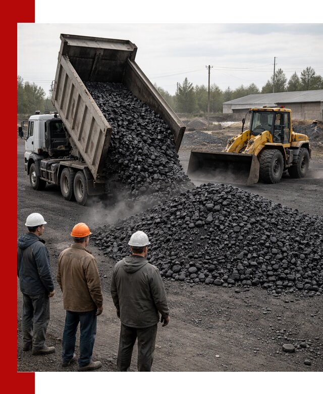 Доставка угля антрацита в Уфе с самосвалами и погрузкой
