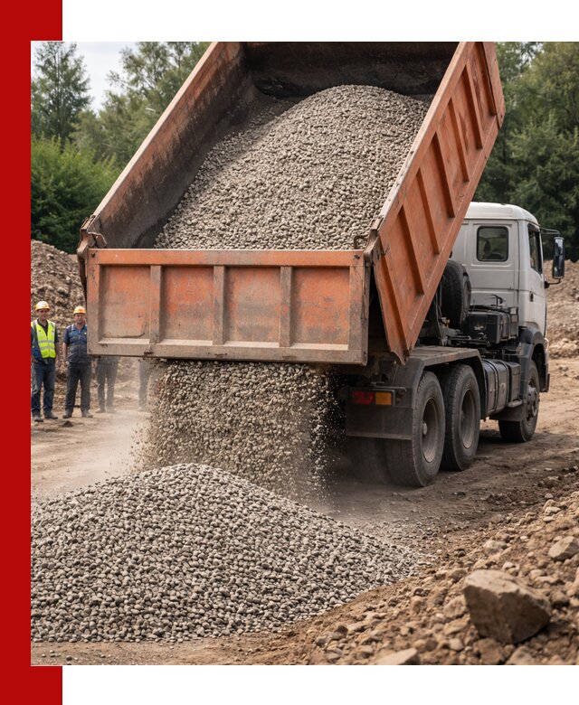 Доставка сыпучих материалов самосвалом в Уфе быстро и надежно