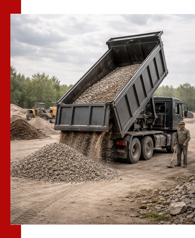 Доставка самосвалом 30 м3 по выгодным ценам в Уфе