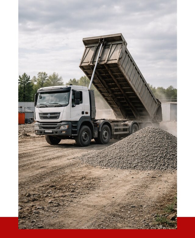 Доставка самосвалом 40 кубов в Уфе от 9248 р. | ПРОНЕРУДУфа