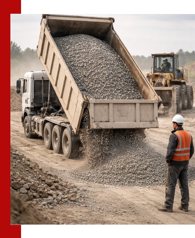 Доставка самосвалом 40 кубов цемента и сыпучих в Уфе