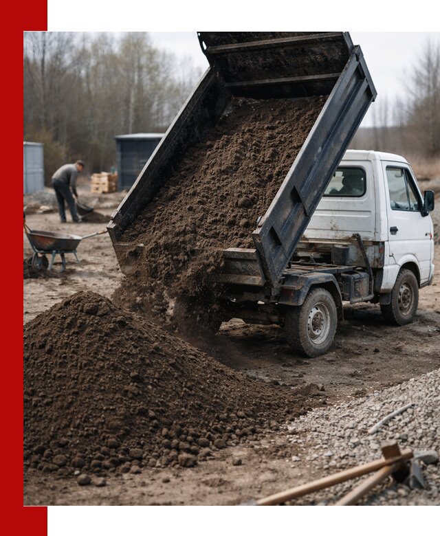 Аренда минисамосвала в Уфе для доставки сыпучих материалов