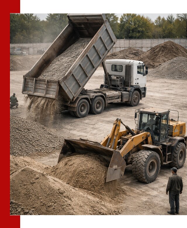 Перевозка сыпучих грузов самосвалами и бортовыми в Уфе