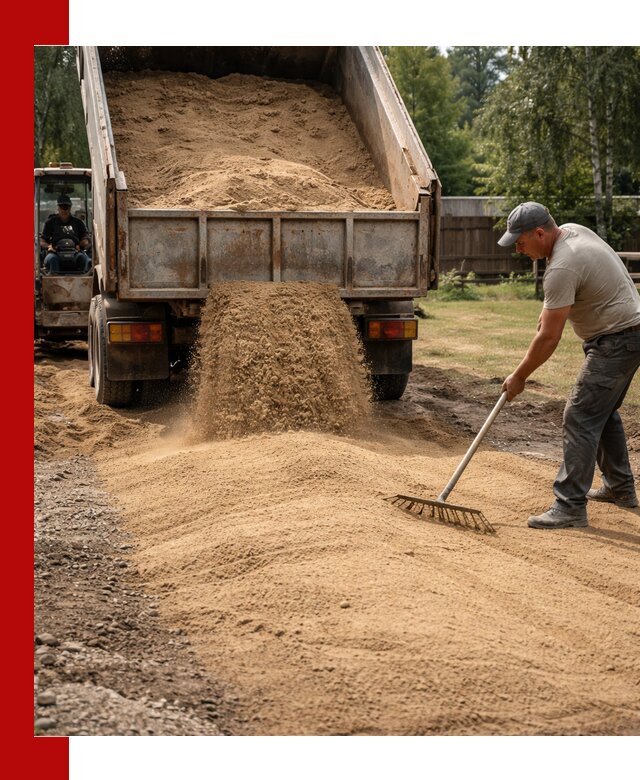 Отсыпка участка песком в Уфе быстро и качественно
