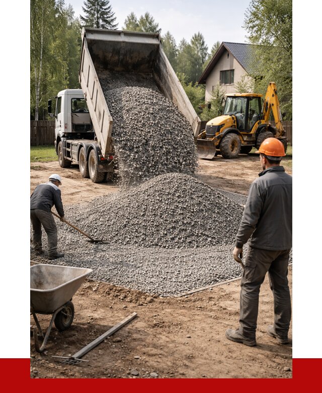 Отсыпка участка щебнем в Уфе от 6679 р. ПРОНЕРУДУфа