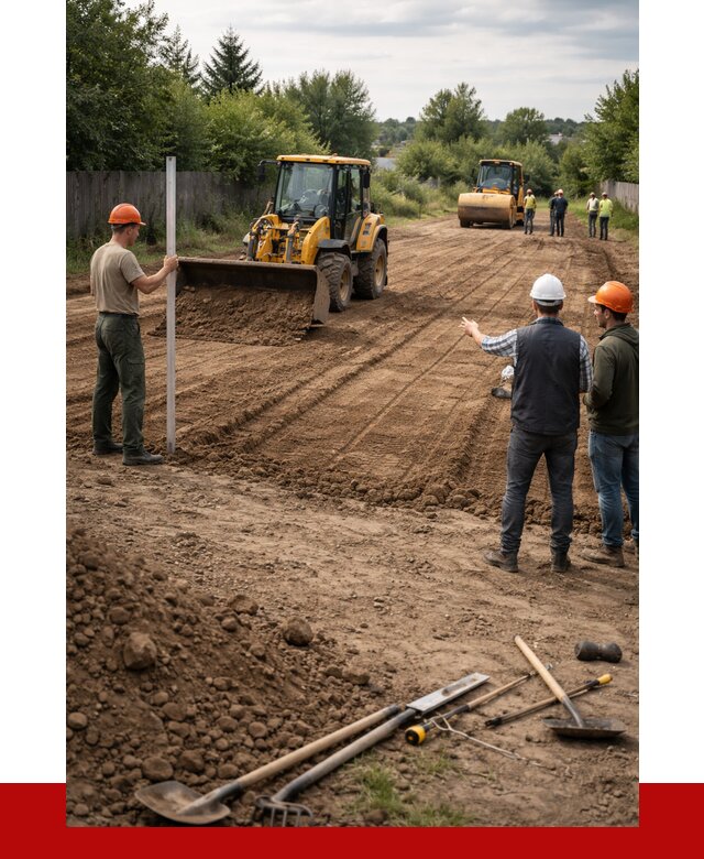 Планировка участка грунтом в Уфе от 4624 р ПРОНЕРУДУфа